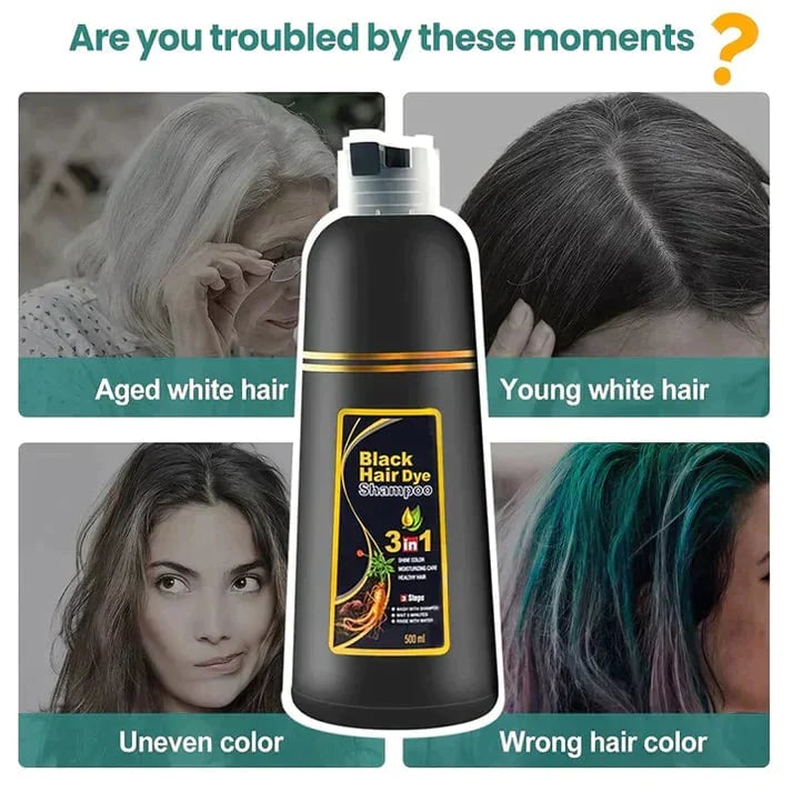 3-in-1 Hair Dye Shampoo